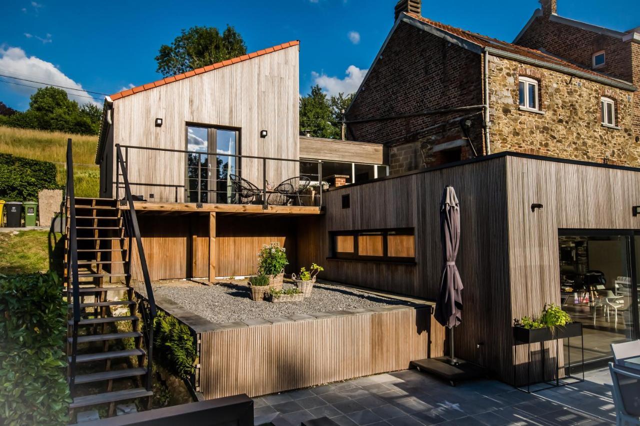 Bed and Breakfast Au Calme De Hosdent Braives Exterior foto